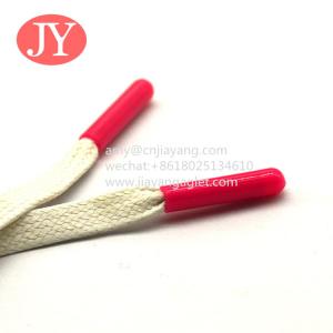 Cheap China wholesale eco-friendly metal aglet shoe laces rope plastic tips cord end for sale