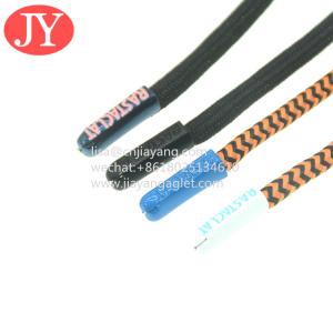 Cheap customized colorful metal aglets sneaker lace cord brass/iron/zinc alloy material rope aglets engraved logo for sale