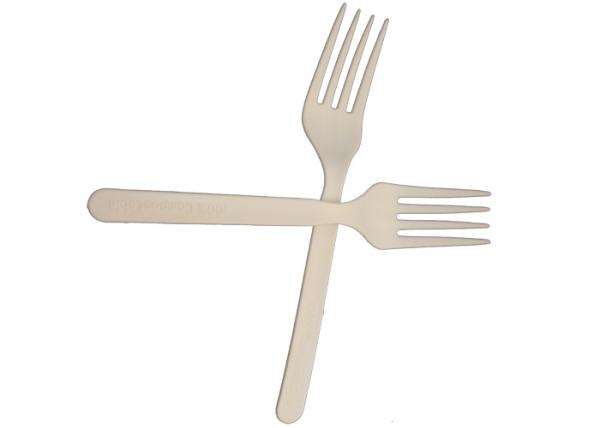 Food Grade Biodegradable Plastic Cutlery , Biodegradable Forks And Spoons