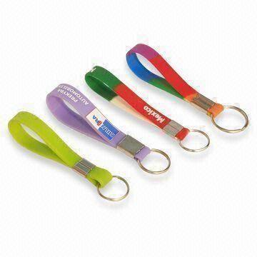 Cheap Silicone Wristband Key Holder, Customized Logos/Colors are Welcome, Suitable for Promotional Gift for sale