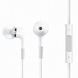 Cheap Replacement In-ear Earphones with Microphone and Volume Control, Used for iPhone 5 and 4/4S for sale