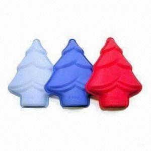 Cheap Christmas Tree Cake Pans, Various Colors, Made of 100% Food Grade Silicone, LFGB-approved for sale