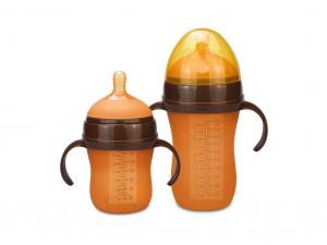 Cheap Colored Nipples Newborn Milk Bottle , Small Ready Made Formula Bottles for sale