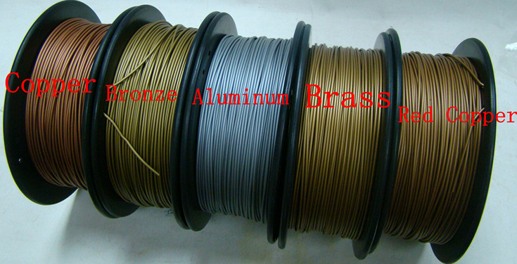 Buy cheap 1.75mm Metal 3d Printer Filament Copper Bronze Brass Red Copper Aluminium from wholesalers