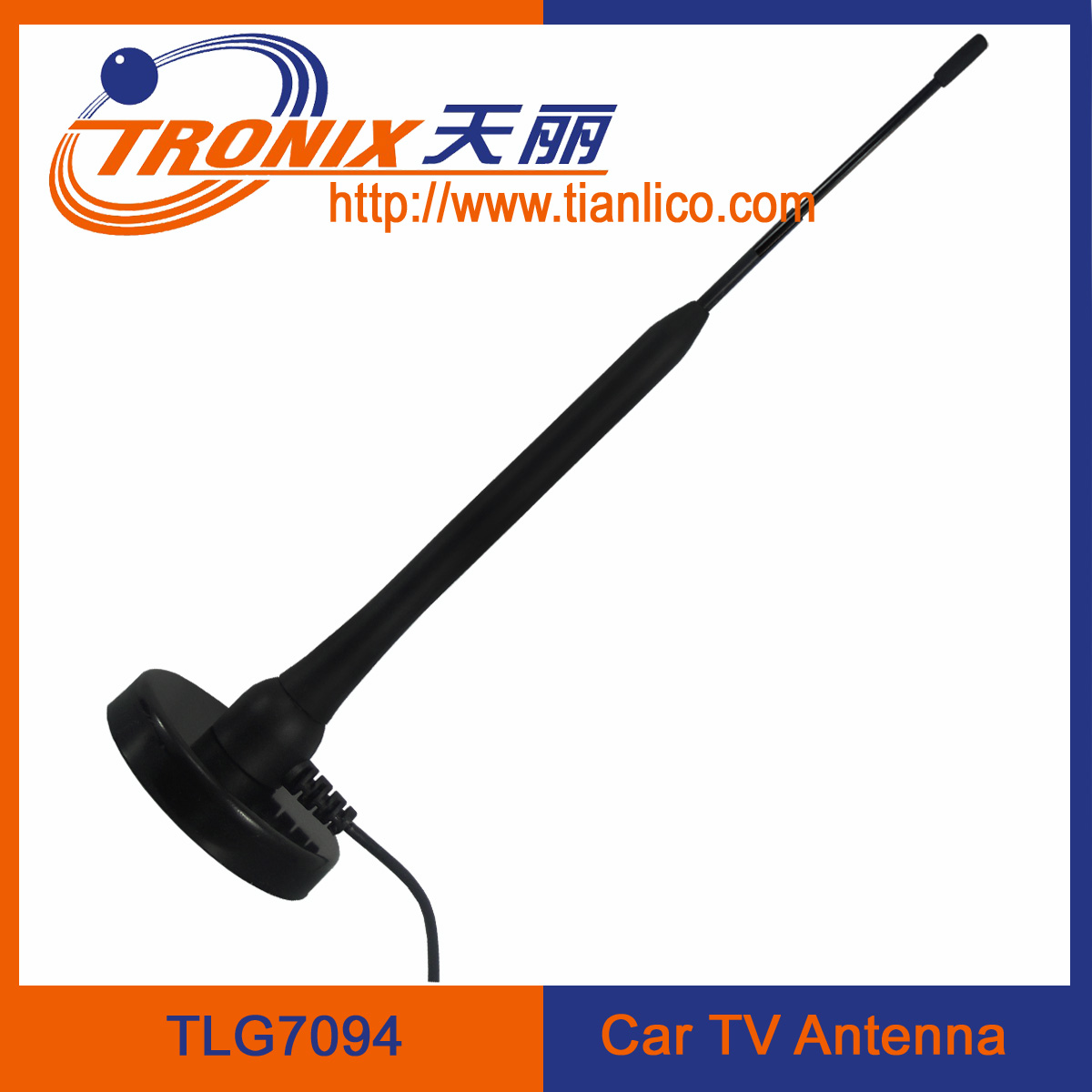 Cheap cable length 3m car tv antenna/ roof mount digital radio tv car antenna TLG7094 for sale