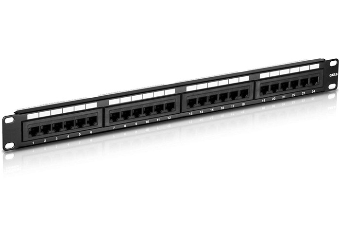 Cheap Punch Down Network Patch Panel For 19 " Server Cabinet Unshielded Twisted Pair for sale