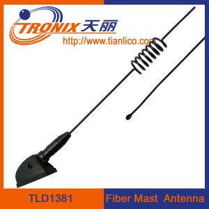 Cheap 1 section spring form fiber mast car antenna/ passive car antenna TLD1381 for sale