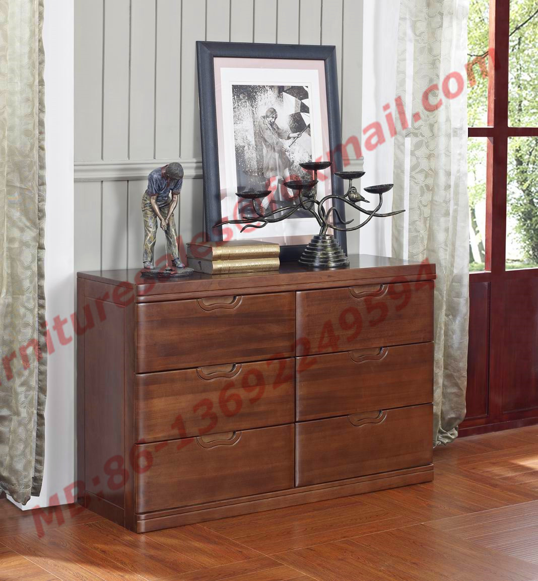 Cheap Solid Wood Material Chest of Cabinet in Living Room Furniture for sale