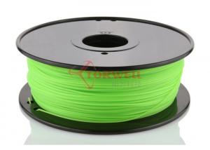 Cheap Green 3D Printer Makerbot Filament 1.75mm 3mm ABS For 3D Printing , 1kg / Spool for sale