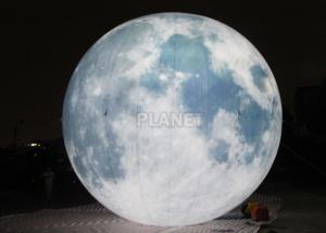 Cheap Giant Lighting Inflatable Moon Globe 6 M Dia PLL - 145 Long Lifespan for sale
