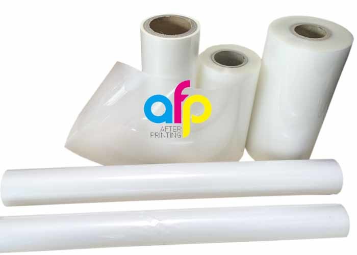 Cheap High Transparent / Opaque Dry Gloss Laminating Film 750mm*150m for sale