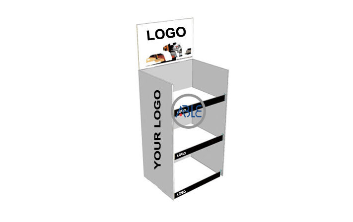 Buy cheap Custom design retail floor standing acrylic display rack from wholesalers