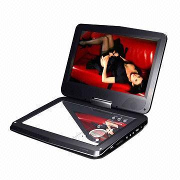 Cheap 10.1-inch Portable DVD Player with TV, Game, USB, Card Reader, DVB-T, Digital LCD Screen  for sale