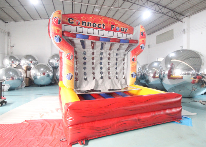 Buy cheap Adults Kids PVC Interactive Carnival Games Inflatable Basketball Connect 4 Game from wholesalers
