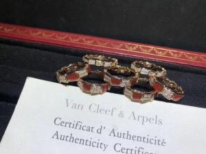 Cheap Charming 18K Gold Diamond Ring ,  Serpenti Viper Ring With Mother Of Pearl for sale