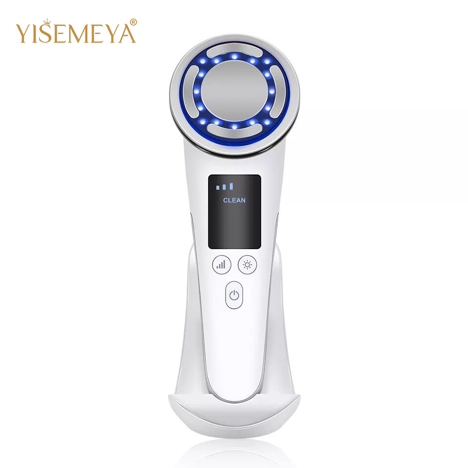 Cheap EMS Vibration RF V Shape Face Lifting Skin Beauty Facial Machine for home use for sale