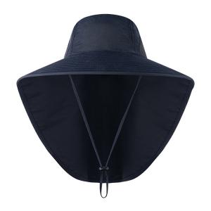 Cheap New Outdoor Fisherman Hat for Men Women Summer Neck Protection Visor Cap Anti UV Breathable Fishing Safari Hat for sale