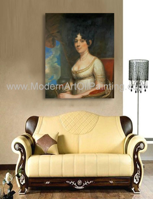 Cheap Noblewoman Oil Painting Reproduction Classic Portrait art Hand Painted on canvas for sale