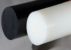 PVC Rods with White, Grey Color