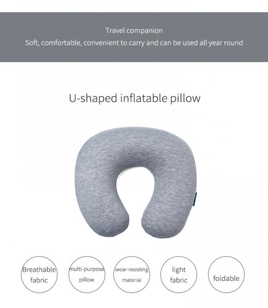 SW9058 Eye mask Blanket Compressible inflatable Travel U shape aero Air plane Neck Pillow set
