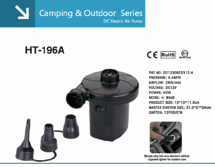 Buy cheap HT-196 DC Electric Air Pump In Camping & outdoor from wholesalers