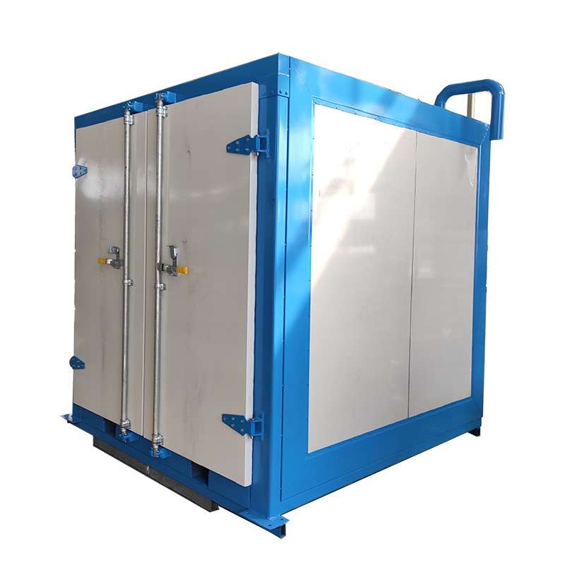Cheap Tunnel Drying Trolley Powder Coating Oven LPG Heating 5.5Kw for sale