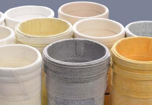 Cheap Anti Alkali Fiberglass Polyester Filter Bag Singeing Treatment for sale
