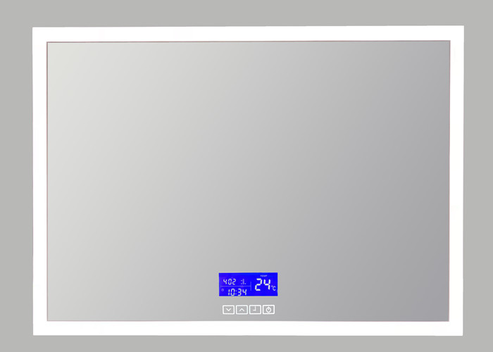 LED Smart Bathroom Mirror 900 X 600 With Time Temperature Calendar Display