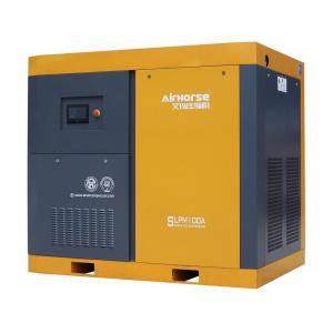 Cheap Airhorse 55kw/75hp Oil less variable frequency screw air compressor Rotocomp air end for sale