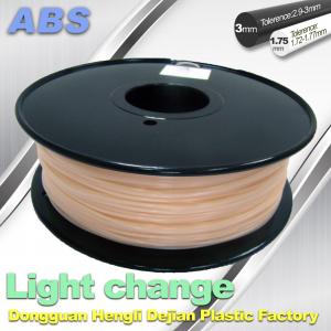 Cheap ABS Light Change Color Changing Filament Stable In Performance for sale