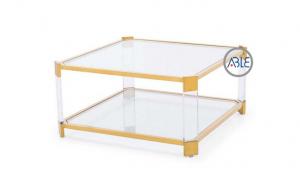 Cheap Custom Design Structure Acrylic Tea Table Acrylic Table for Home Use for sale