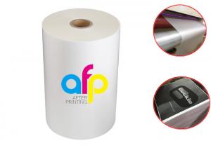 Cheap Double Side Corona Treated Thermal Laminate Roll , Spot UV Varnish Thermal Film for sale