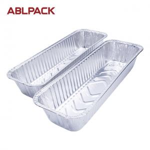 Cheap Disposable Silver Oven Rectangular Aluminum Foil Bread Baking Container for sale