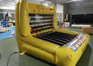 Cheap 0.55mm Plato PVC Tarpaulin Inflatable Carvinal Game Rental / Giant Inflatable Plinko Prize Game for sale