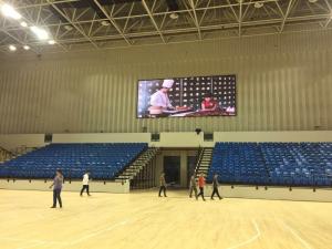 Cheap 7.62mm Pixels Led Video Wall Display , Large Led Display Panels Easy To Move for sale