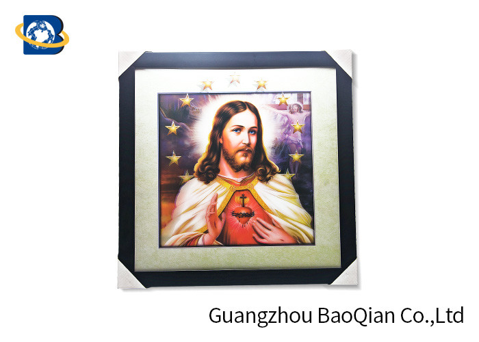 Cheap 30 X40 CM And 0.6 MM 5D Pictures For Jesus / Custom Lenticular Printing for sale