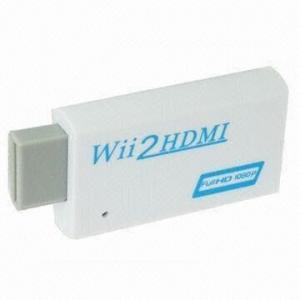 Cheap Nintendo's Wii to HDMI® Adaptor with 1080P, Measuring 34 x 73 x 14mm, g Weight for sale