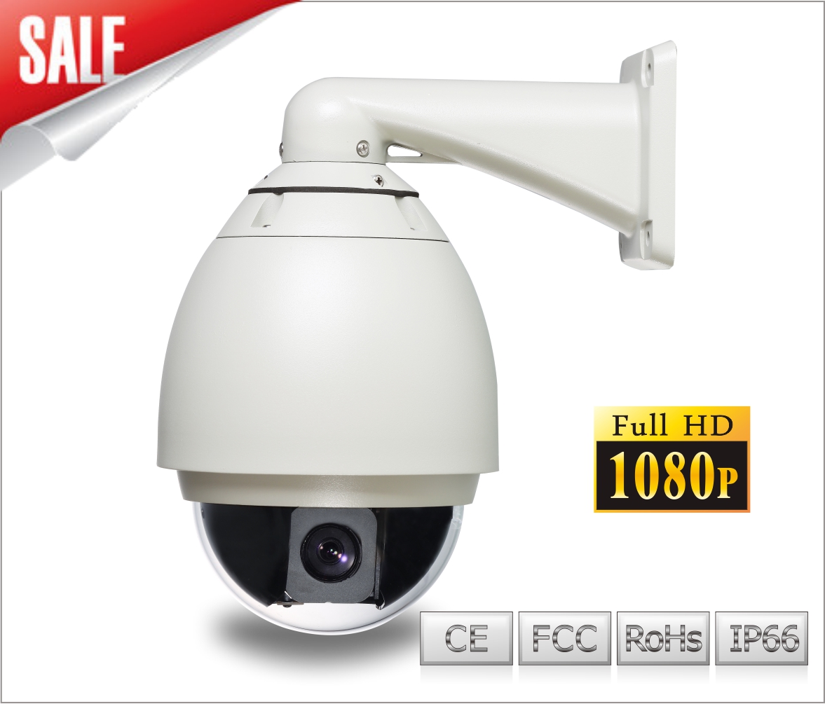 Cheap 2 Mega Pixels HD-SDI Intelligent High Speed Dome Camera for sale