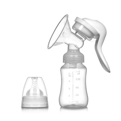 Cheap Hand Held Breast Pump , Manual Controlled Baby Feeding Pump for sale