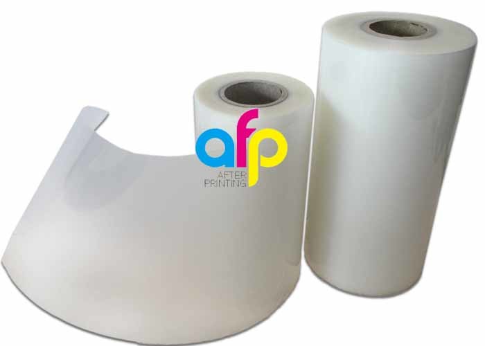 Cheap 75 Mic Roll Laminating Film Genuine / Real Matte Polyester Material for sale