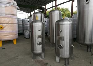 Cheap Stainless Steel Vertical Air Receiver Tank 3000psi Pressure ASME Certificate for sale