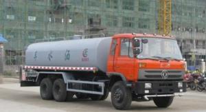 Cheap Dongfeng 6x4 20000L 210hp Water Bowser Truck Double Back Bridge for sale