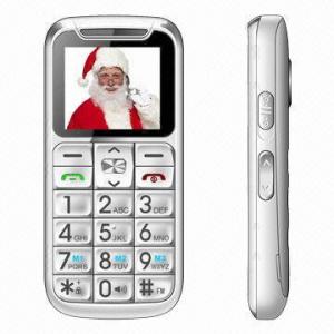 Cheap Senior Mobile Phones, Easy to Use, 1.8-inch LCD/FM/LED Torch/Large Button/SOS/Large Fonts/Battery  for sale