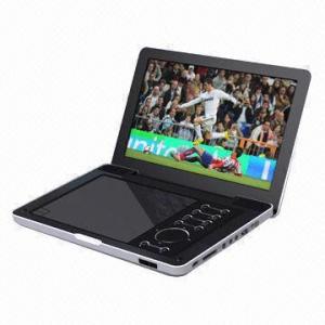 Cheap 12-inch Portable DVD Player, Supports ATV, DTV, Game, USB, Card Reader, HD LCD Screen  for sale