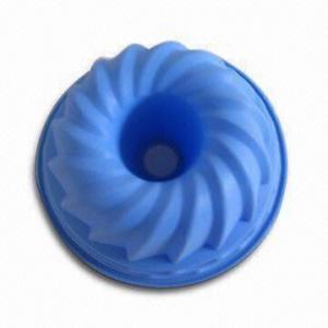 Cheap Cake Pan/Mold, Made of 100% Food-Grade Silicone, Customized Colors and Shapes are Welcome for sale