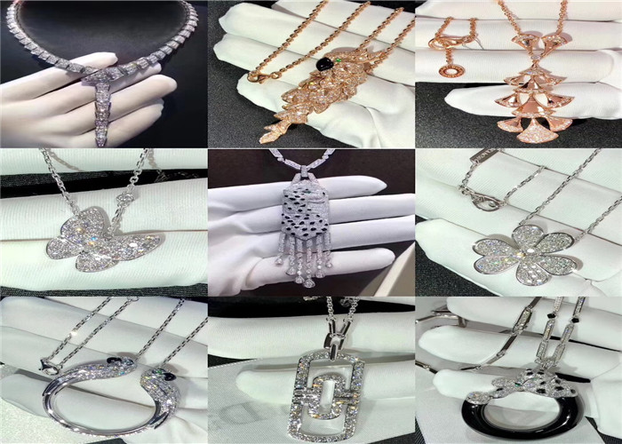 Cheap luxury jewelry dubai Handmade Custom 18K Gold Jewelry , Glamorous Gold Diamond Jewellery for sale