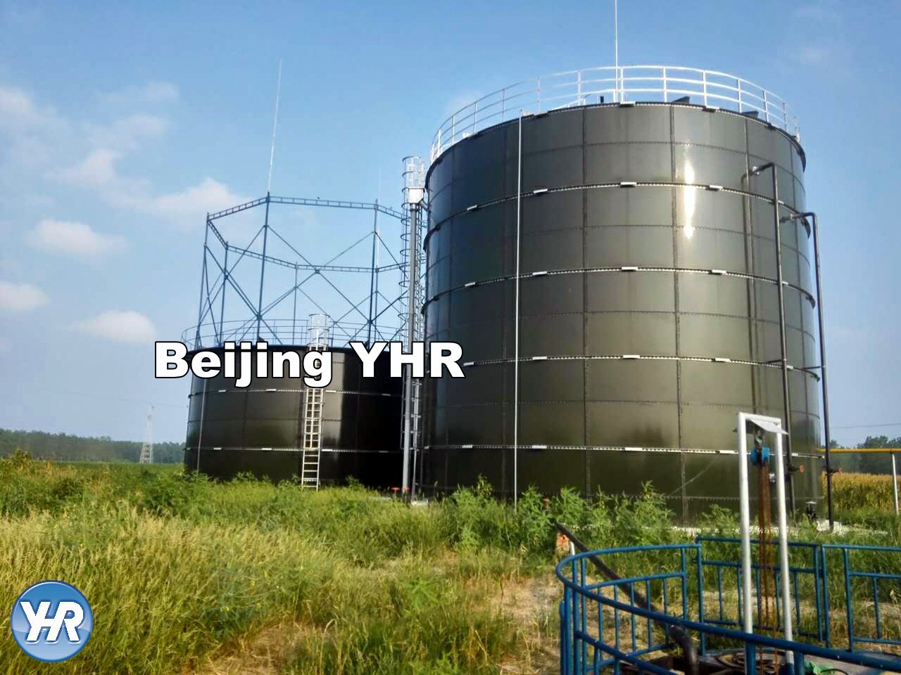 Cheap Gas Impermeable Glass Lined Water Storage Tanks Capacity 20 M³ To 18000 M³ for sale