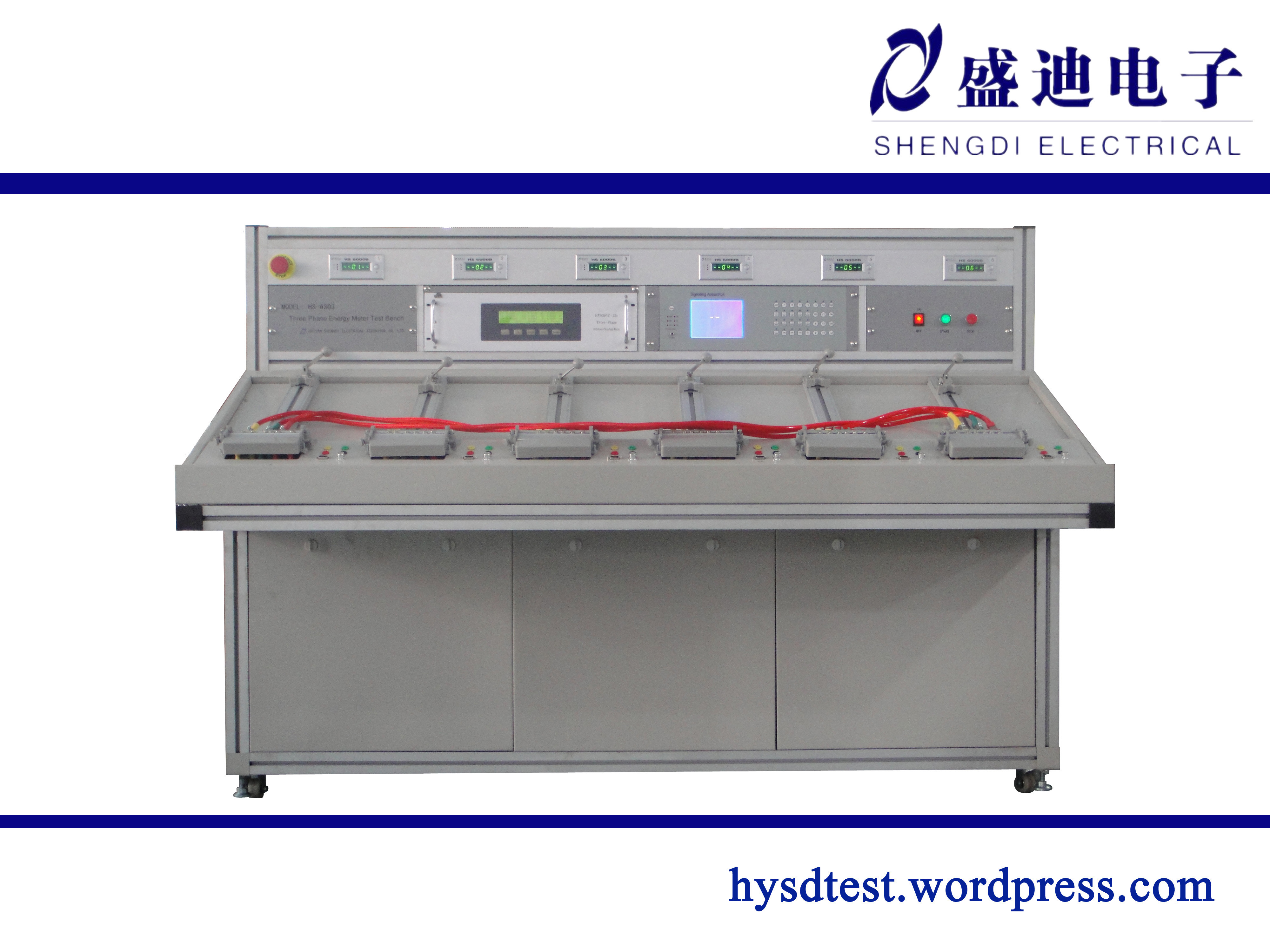 China HS6303C Three Phase Electrical Meter Test Equipment(Calibration Test Bench) on sale