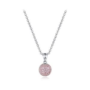 Cheap Colorful Ball 925 Silver CZ Pendant AAA Grade Rhodium Plating for sale