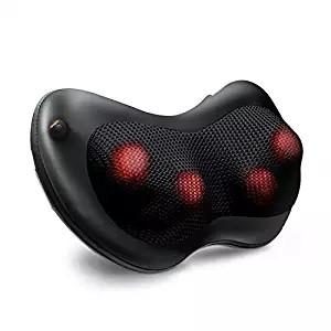 Cheap Comfortable Neck Pillow With Heat And Massage , Electric Neck Massager Pillow for sale